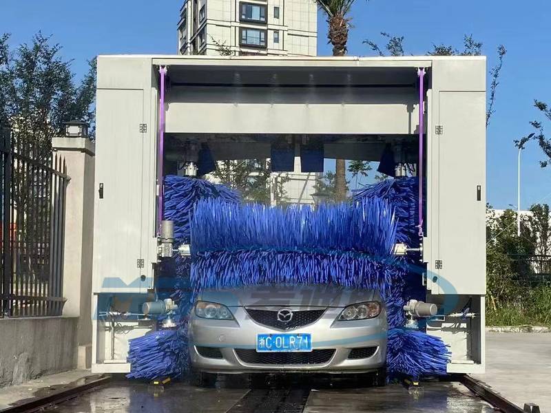 浙江溫州往復式洗車機安裝案例